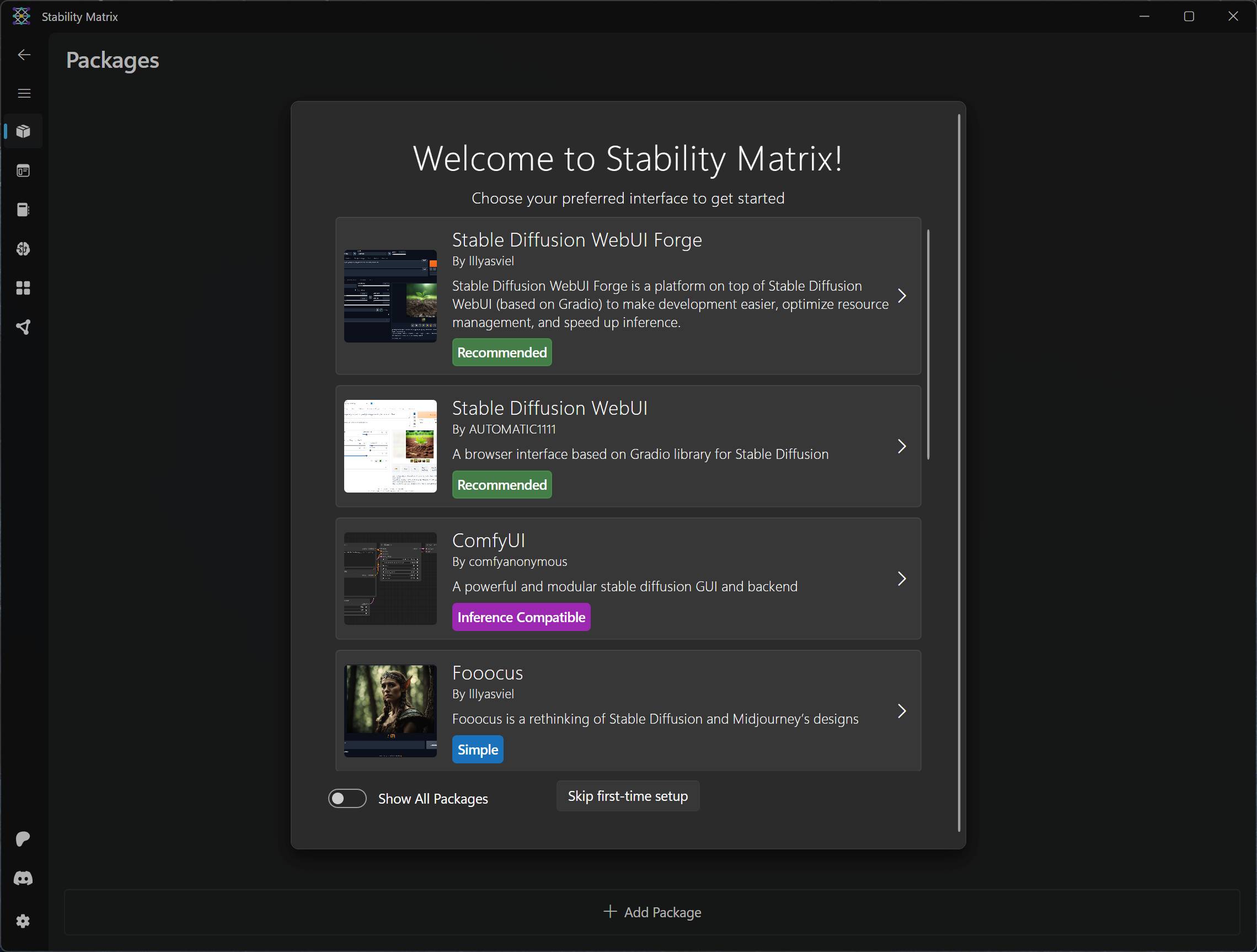 Stable Diffusion WebUI selection